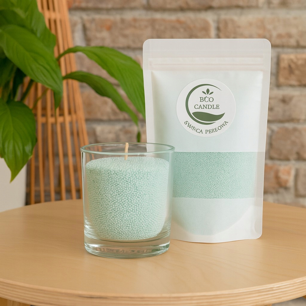 EcoCandle Perlový zelený pistáciový vosk 5 kg