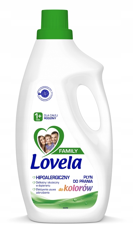 Lovela Family hipoalergiczny płyn do prania koloru mleczko Kolor 1,85 L