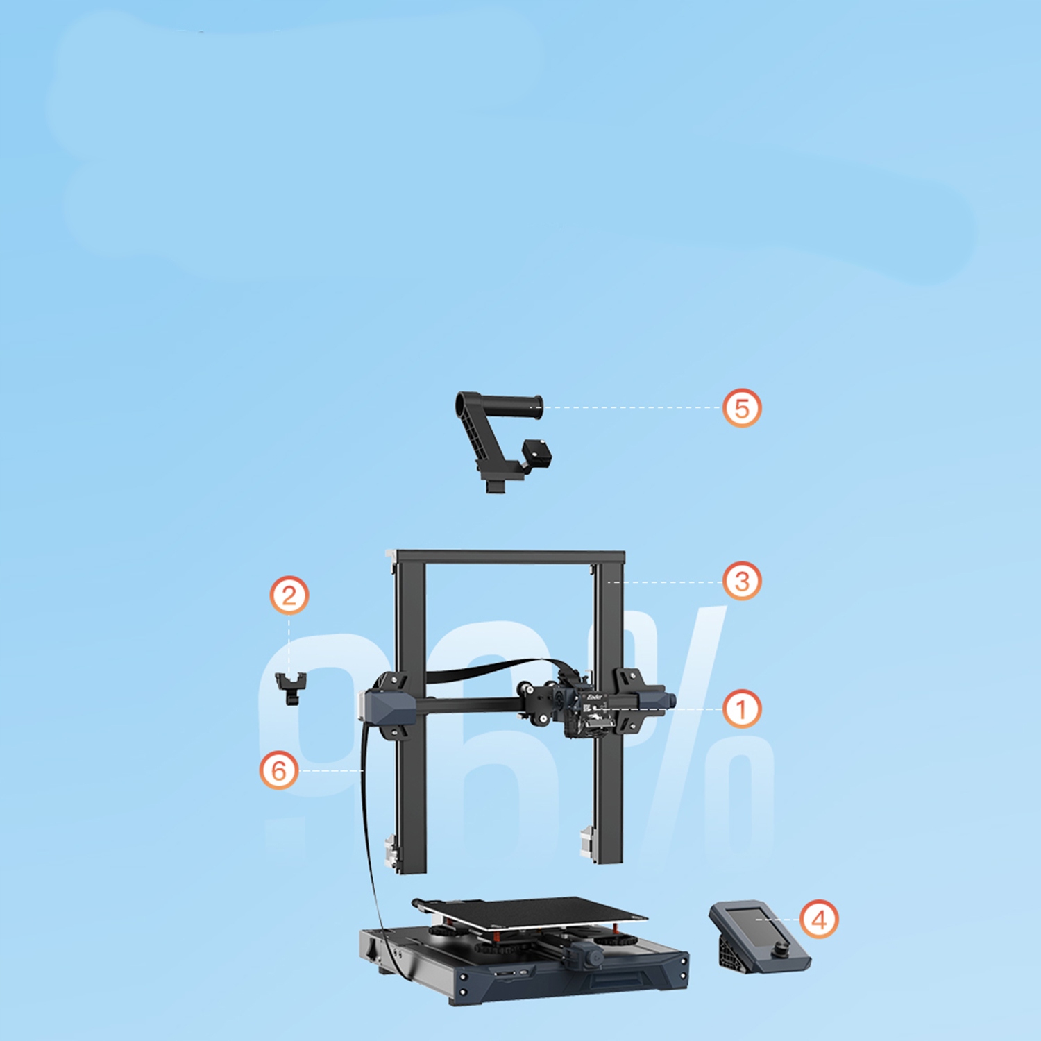 DRUKARKA 3D CREALITY ENDER-3 S1 220*220*270mm Kod producenta 750749940555