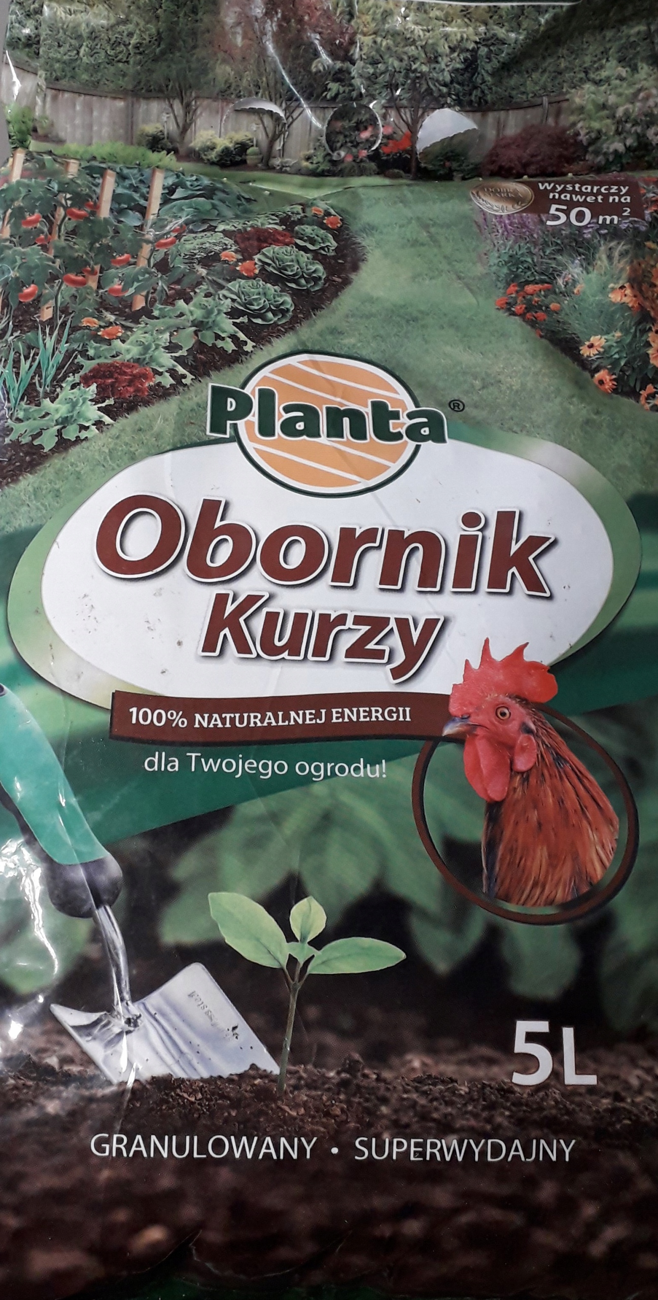 

Nawóz Planta Obornik Kurzy Granulowany Bio 5 L