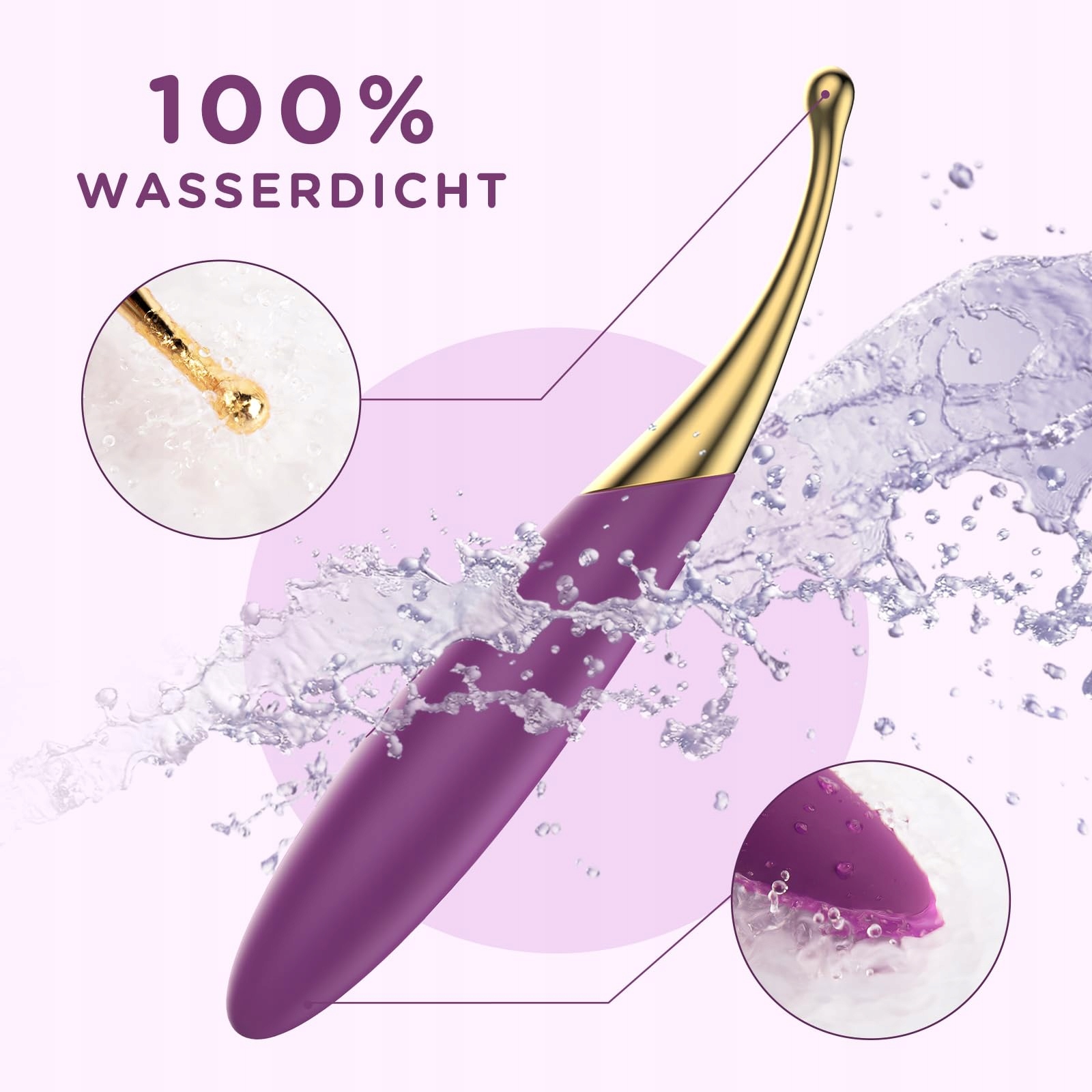 DILDO VIBRATOR Zestaw Wibratorów Dla Kobiet Stymulacja Klitorisu Silikon — miniatura 4