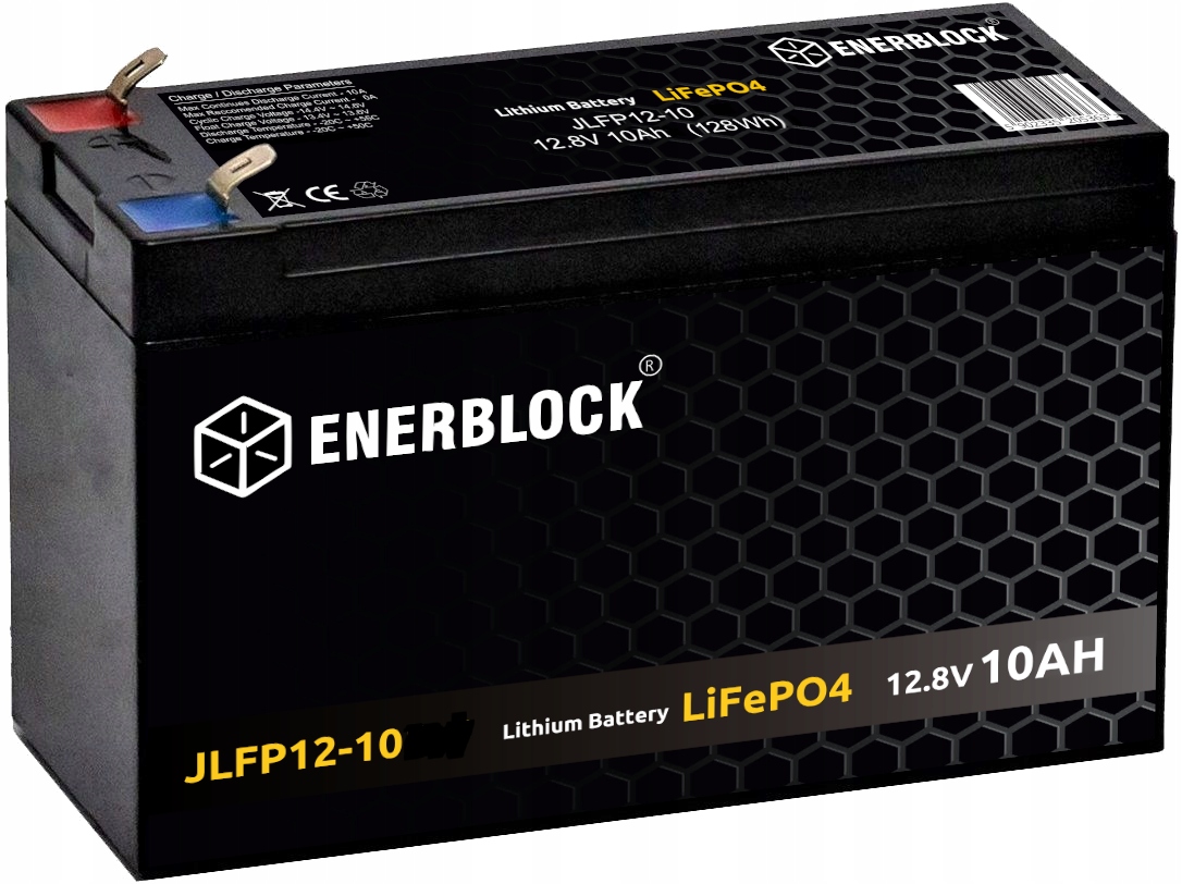 Akumulator ENERBLOCK 12,8V 10Ah LiFePO4
