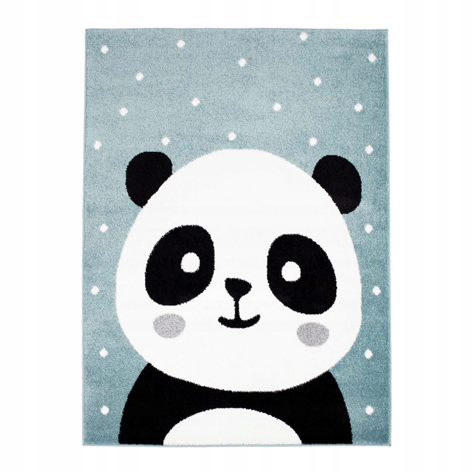 

Dywan dla dziecka niebieski 120x160 panda