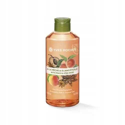 

Żel pod prysznic Brzoskwinia Anyż Yvesrocher 400ml