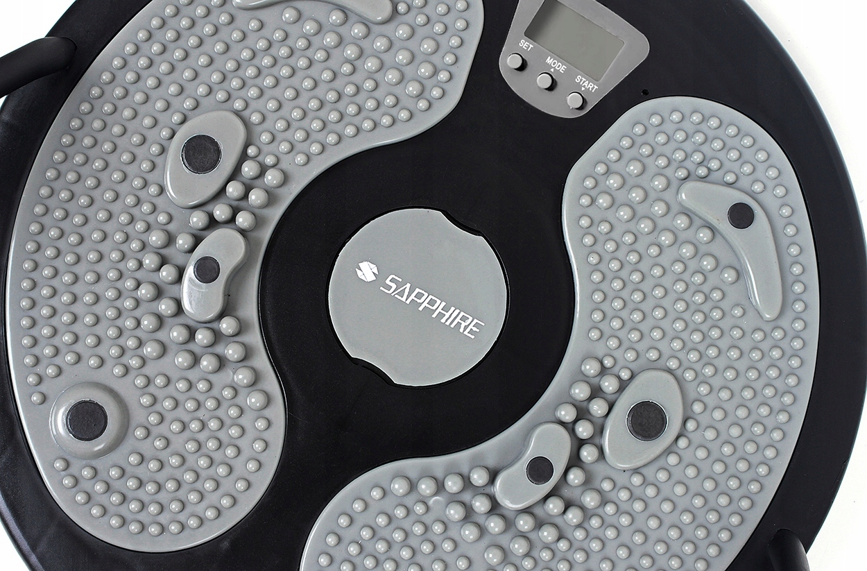 TWISTER do ćwiczeń OBROTOWY Sapphire-36 Z MASAŻEREM ekspander LICZNIK LCD Marka Sapphire