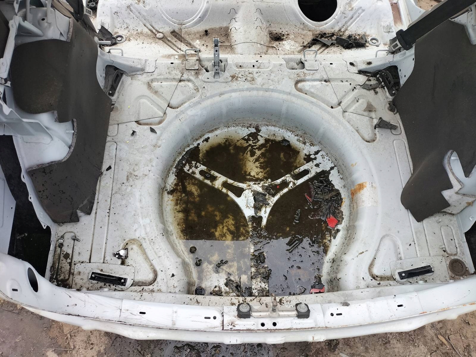 sump boot rear panel AUDI A3 8P LIFT LS9R