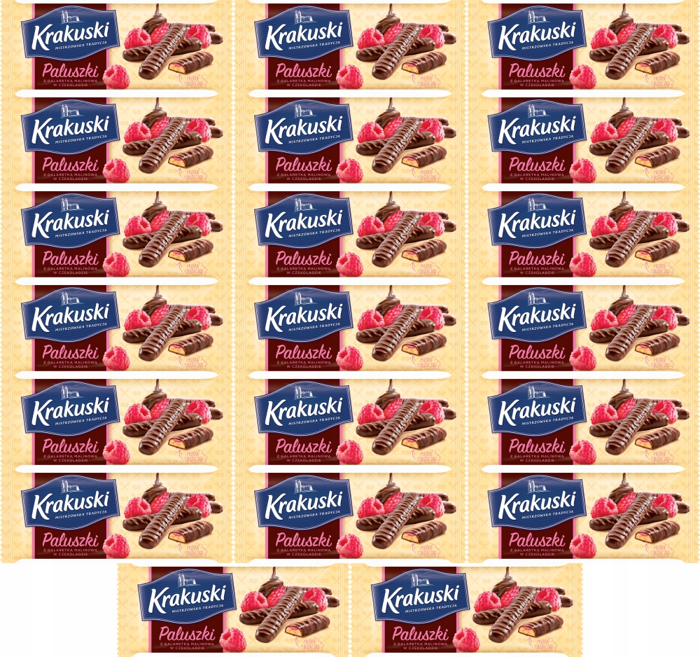 Krakuski Paluszki z galaretką w czekoladzie 144 g x20