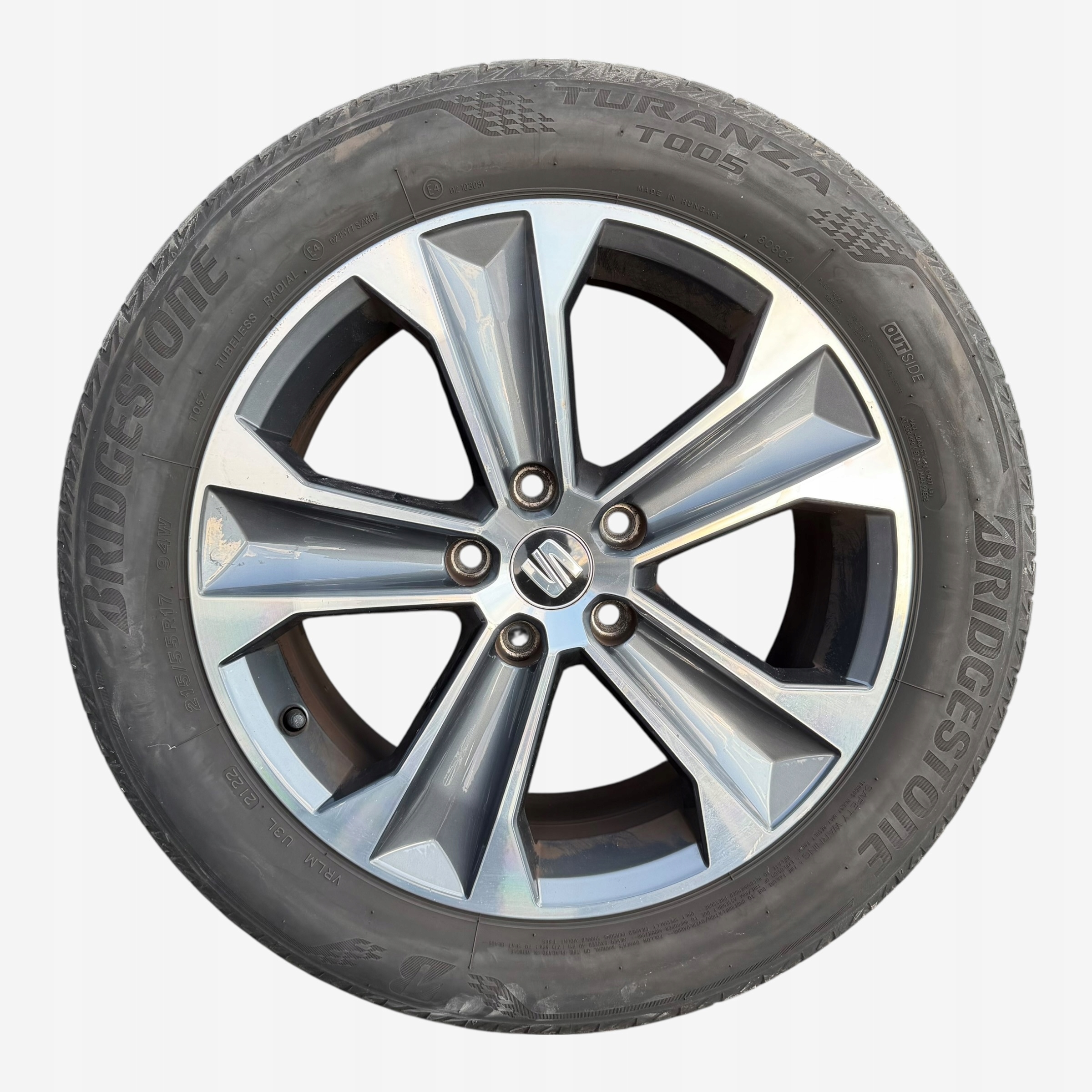 discs wheels tyres SEAT ATECA BRIDGESTONE 215/55/17" 5MM summer