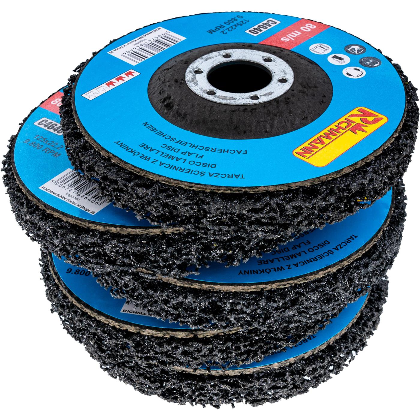 C4640 нетканый шлифовальный круг 125 мм 5 шт R