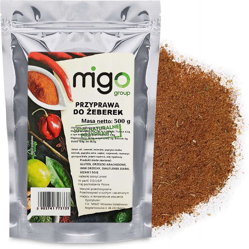 Przyprawa do ŻEBEREK, grill - 500g - MIGogroup