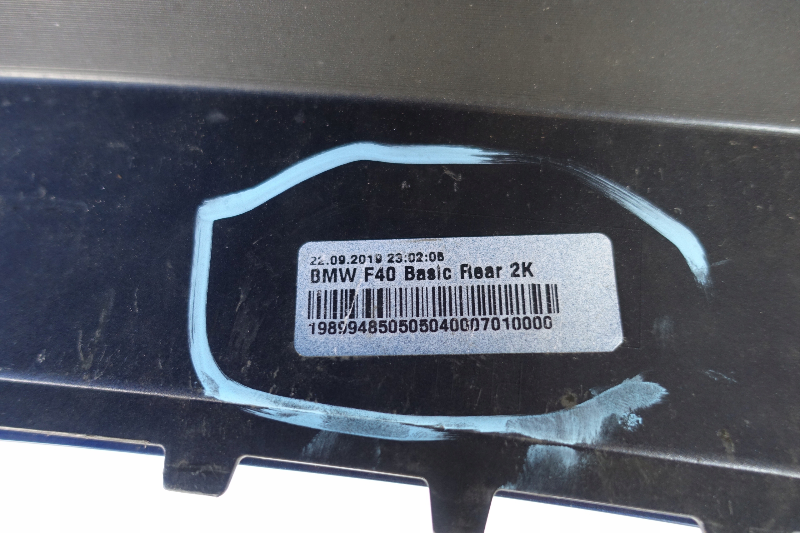 bumper rear part rear BMW 1 F40 2019