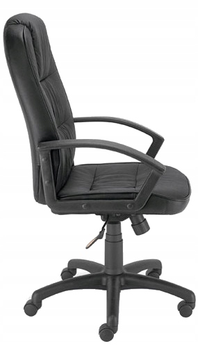 Fotel skórzany ZIKO obrotowe czarny Nowy Styl Kolekcja Ziko