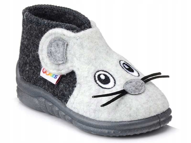 

Kapcie dziecięce filcowe ciepłe GoKids Myszki 26