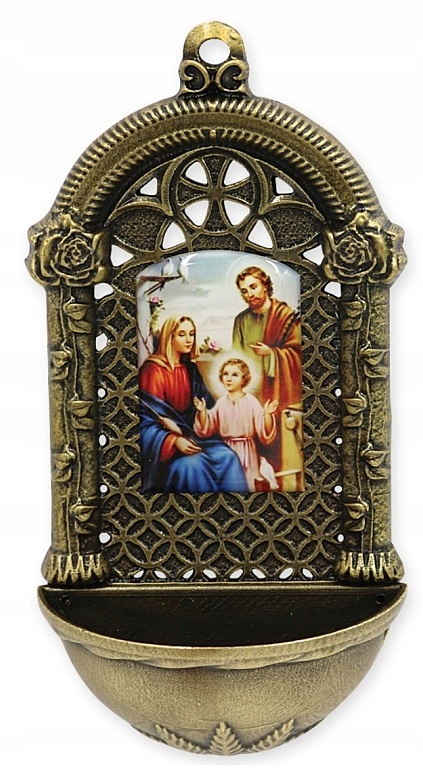 

Piękna Wisząca Kropielnica Domowa Święta Rodzina K