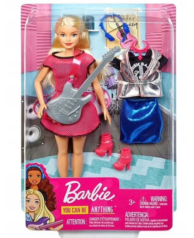 

Lalka Barbie Gwiazda Rocka ubranka GDJ34