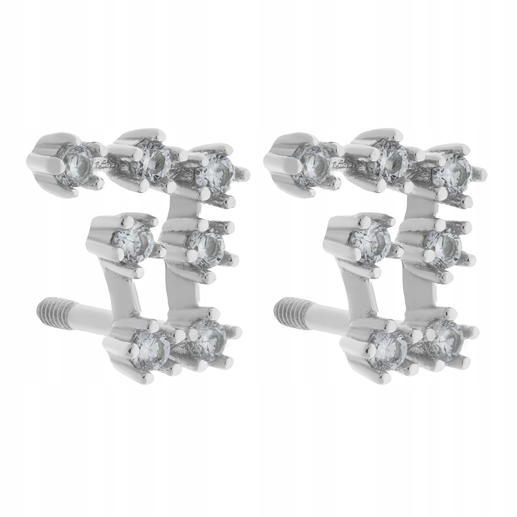 Kolczyki srebrne znak zodiaku KOZIOROŻEC 925 Marka Blingart