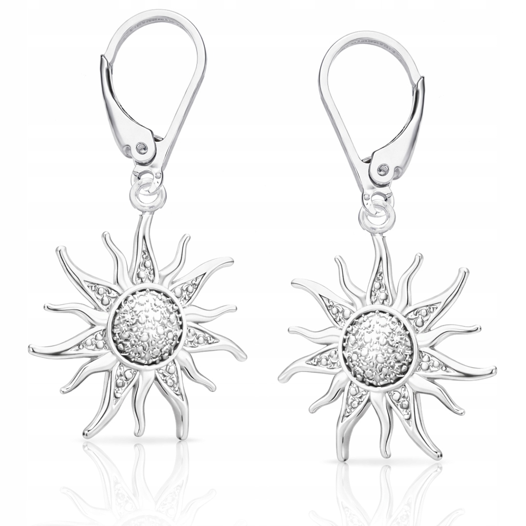 Stříbrné náušnice Hvězdy Zavírací náušnicové háčky Stříbro ryzost 925