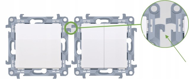 Łącznik pojedynczy Czarny mat - Simon 10 Rodzaj produktu wyłącznik pojedynczy