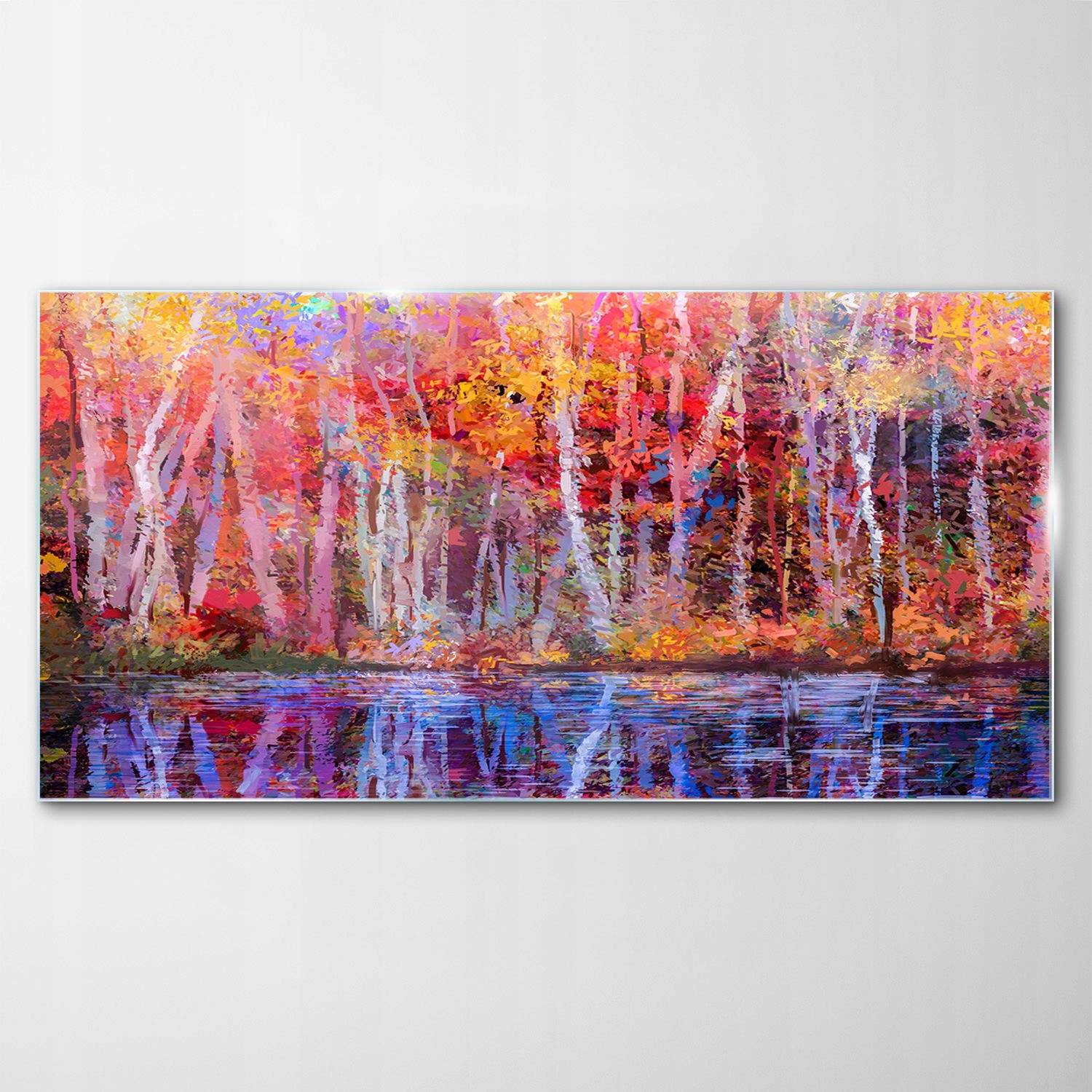 

Obraz na Szkle Dekor Jesień Abstrakcja Las 140x70