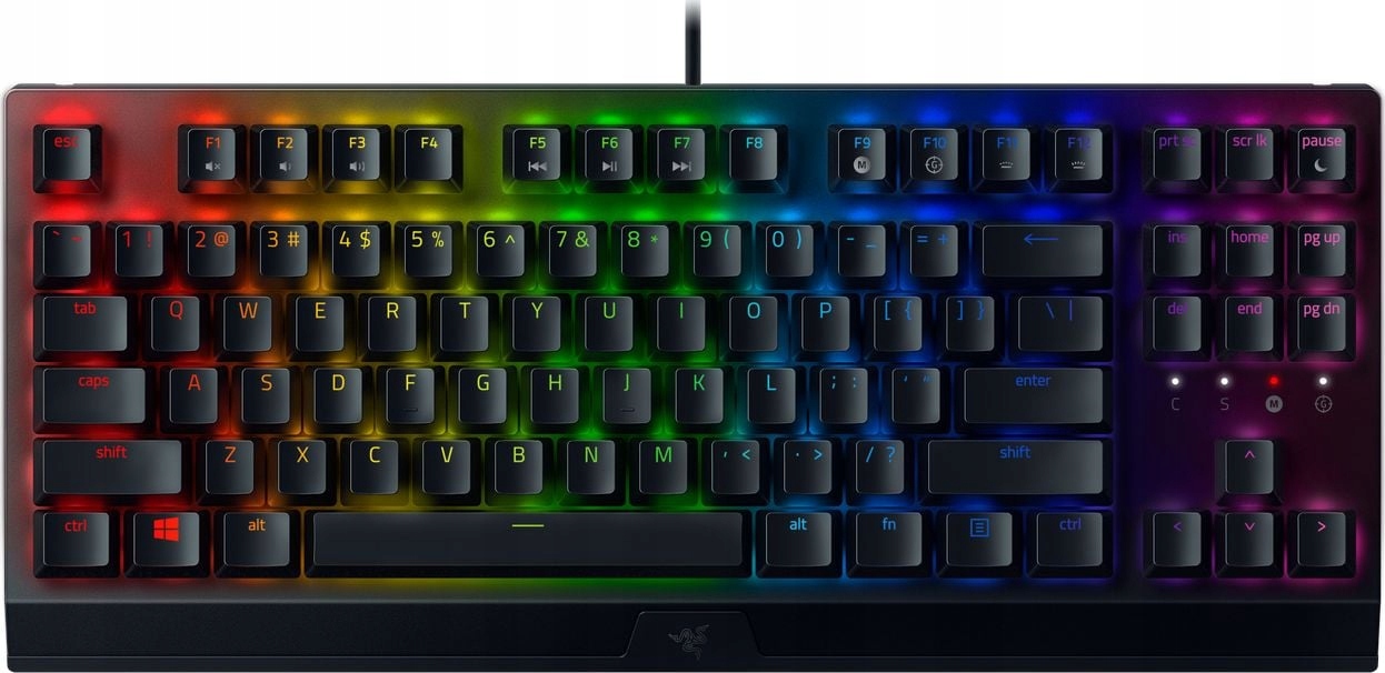 

Klawiatura BlackWidow v3 Tenkeyless Green