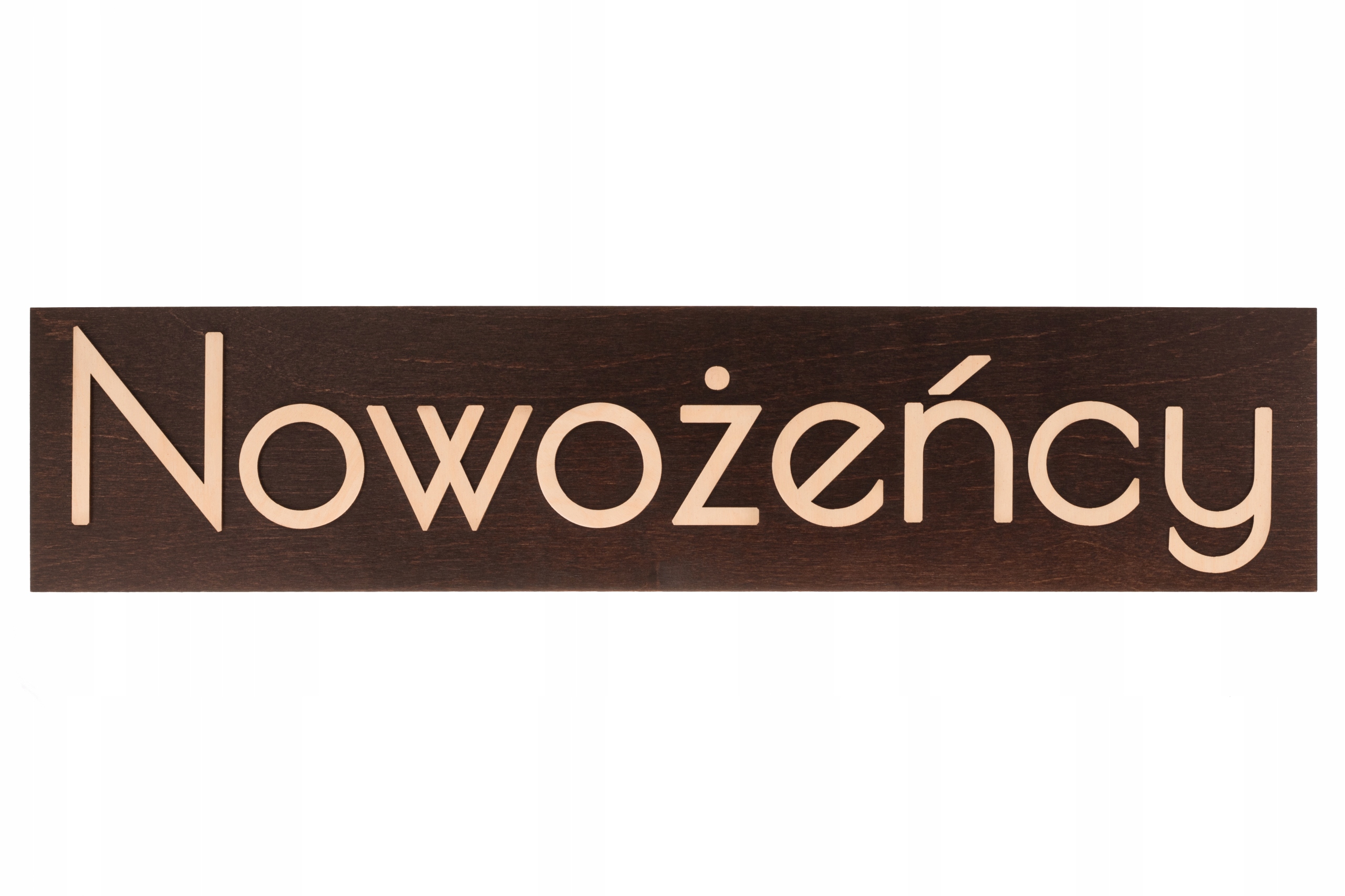 Tablice ślubne do samochodu - Nowożeńcy - ozdobne