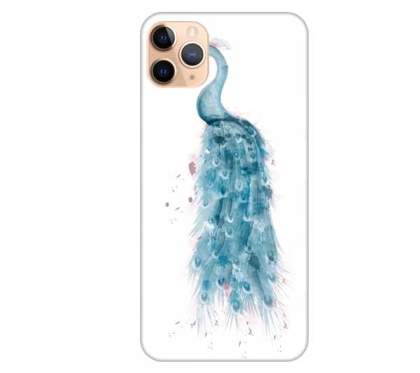 

Etui pokrowiec do iPhone 11 Pro Max Ptak paw akwar
