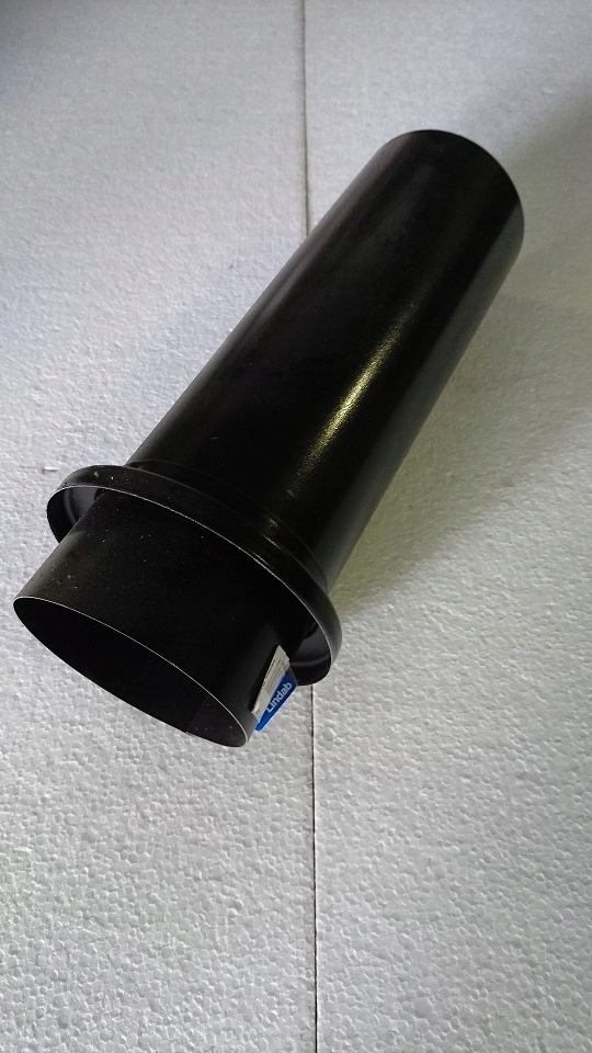 KOŃCÓWKA DO ODPŁYWU LINDAB/CZARNA/SVRT 100 BUTK