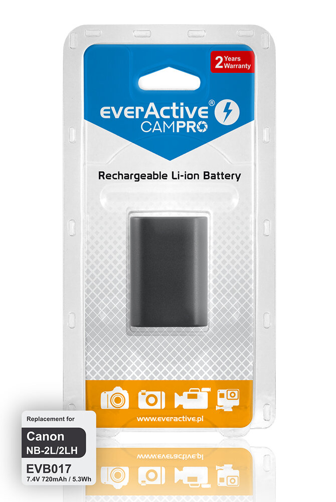 

Akumulator everActive camPRO Canon NB-2L NB-2LH