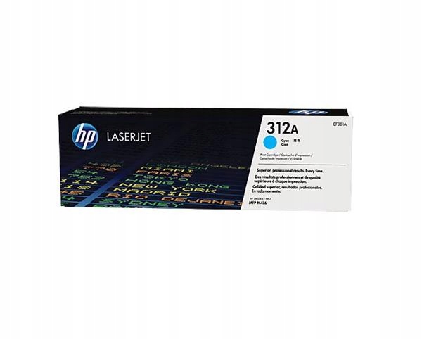 Hp toner azúrová HP312A /vyťaženosť cca 2700str/ CF381A