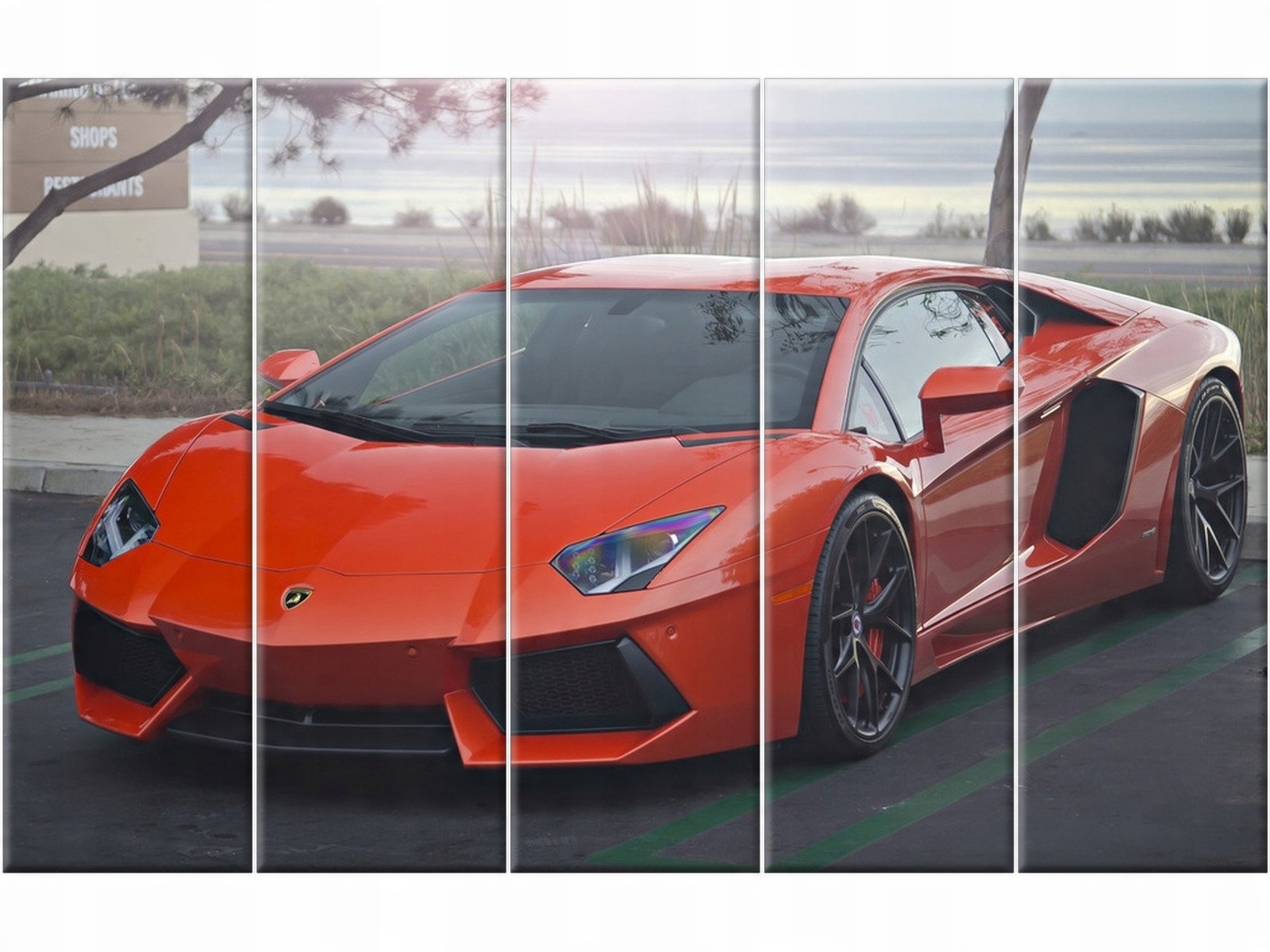 

Lamborgini Samochód Auto Obraz Wóz 100x63 Tryptyk