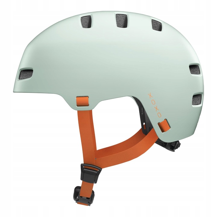 Cyklistická helma Abus Xoxo Mint Green, velikost S (obvod hlavy 51–55 cm)