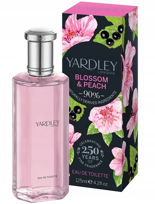 Woda toaletowa dla kobiet Edt Yardley London Blossom & Peach 125 ml