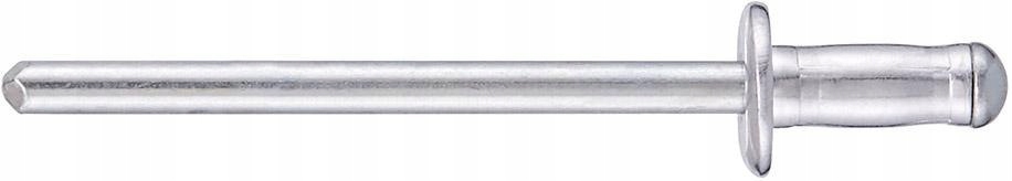 Trhaci nyt PolyBulb hlinik/ocel Flachrundkopf 4,8x11mm Gesipa