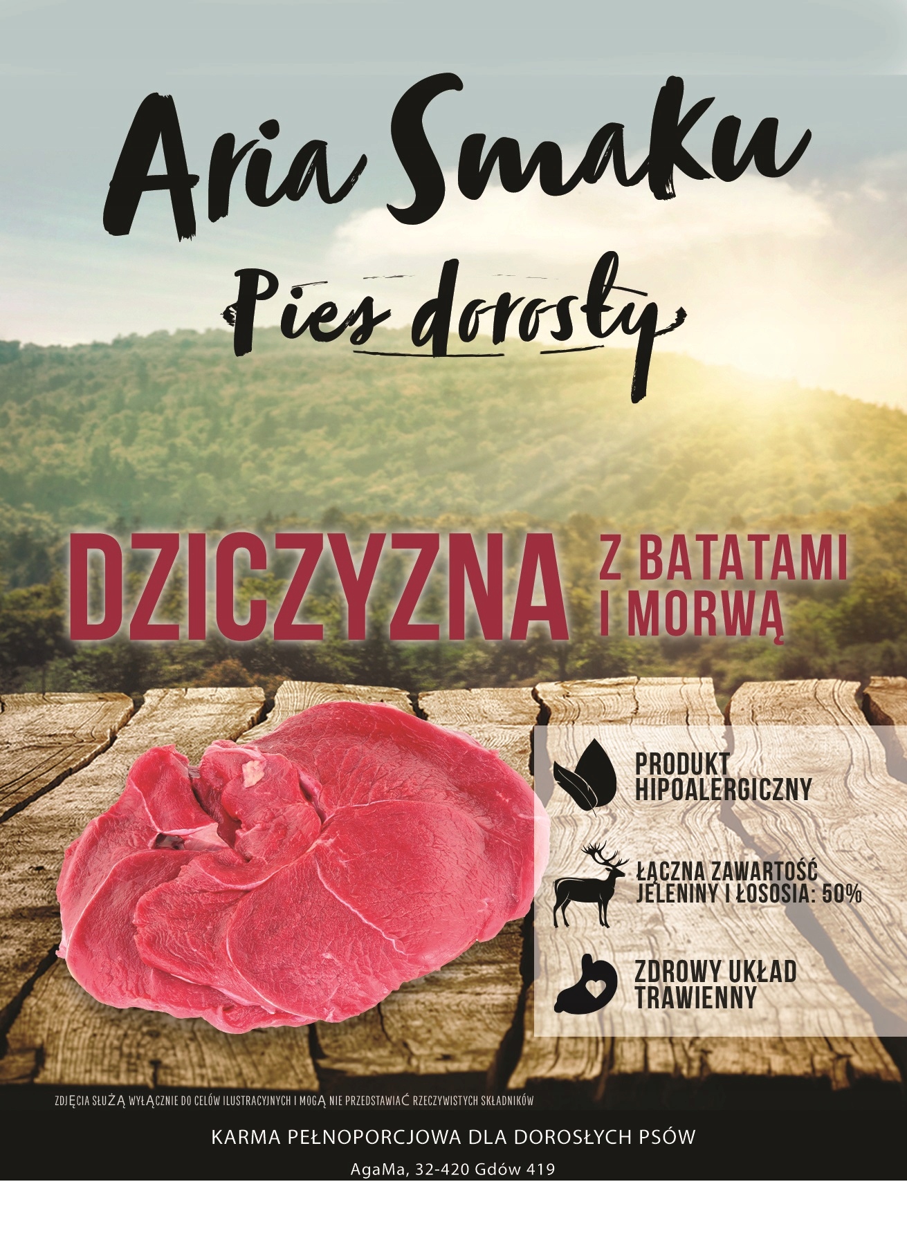 Levně Aria Příchuť Bezobilná Vysokomasová Krmivo Pro Psa Zvěřina Z Jelena 6 Kg