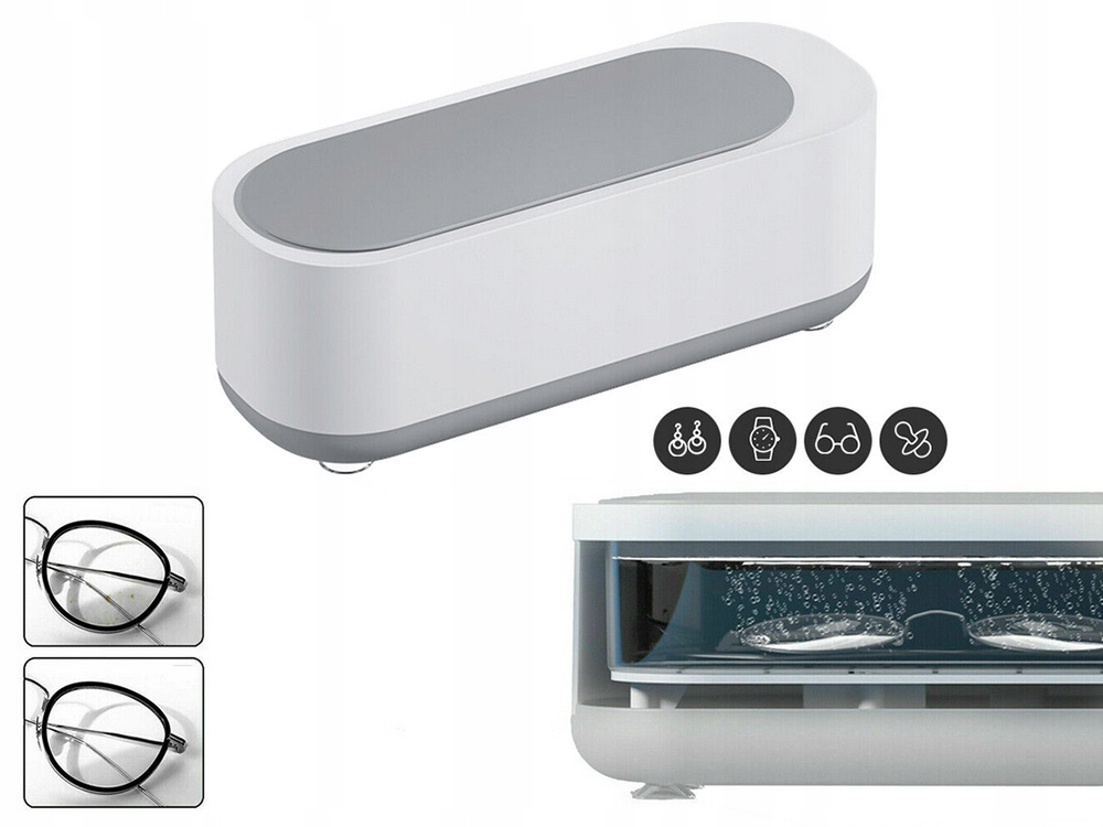 Wibracyjna myjka do czyszczenia biżuterii okularów Kod producenta 01804