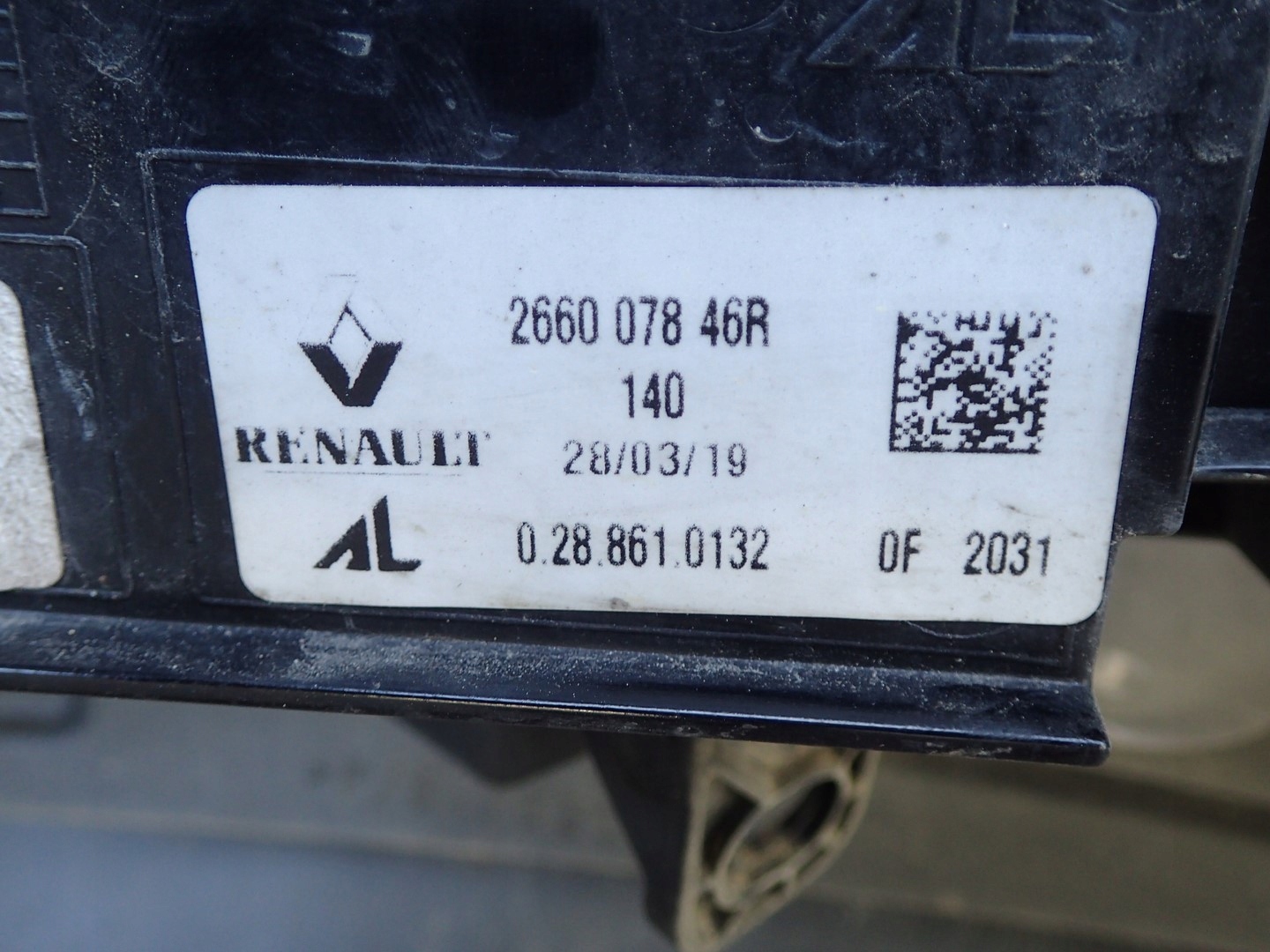 bumper front front RENAULT CAPTUR J5 LIFT 2017