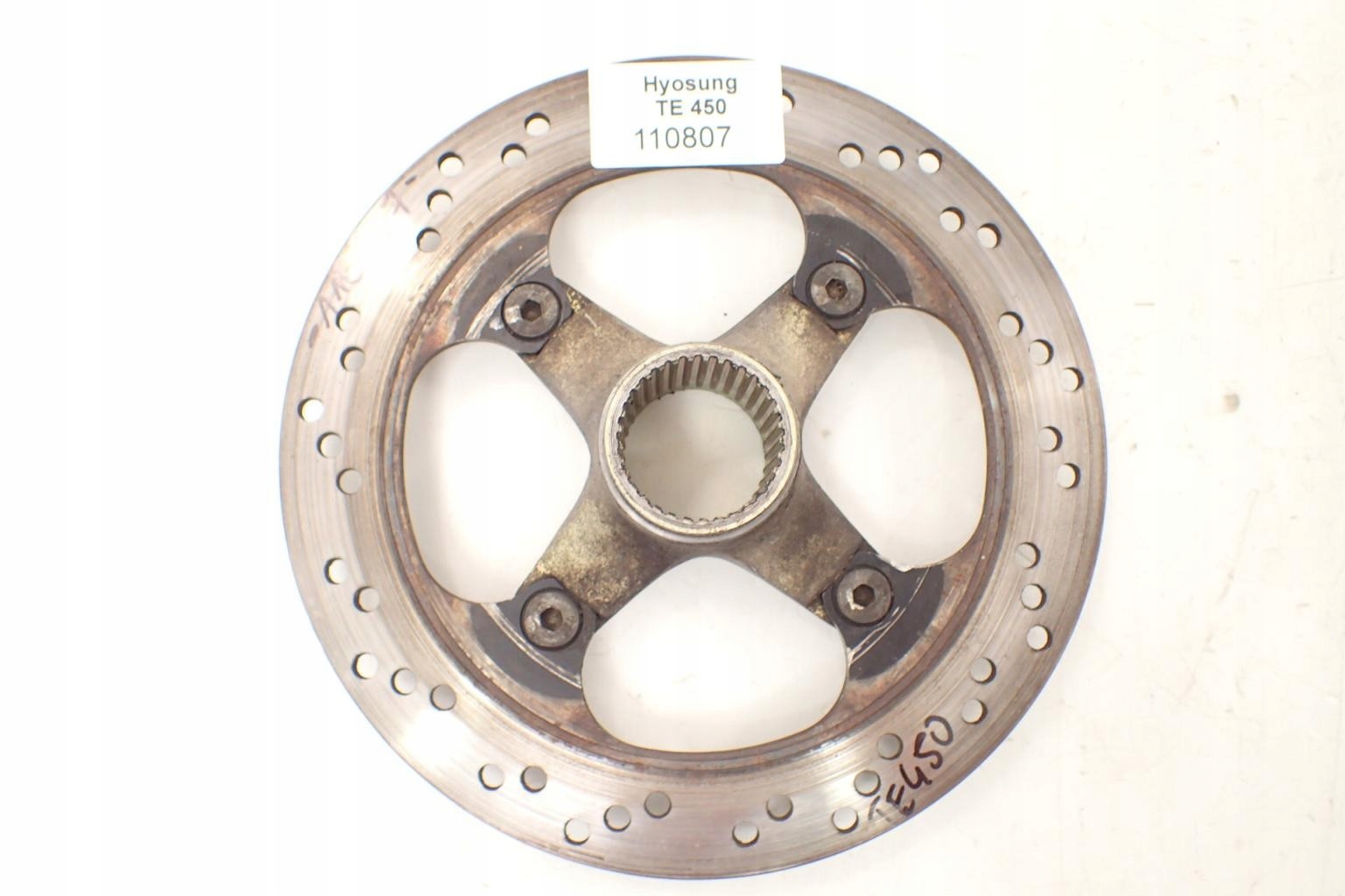 Hyosung TE 450 Piasta tyl tarcza 250mm