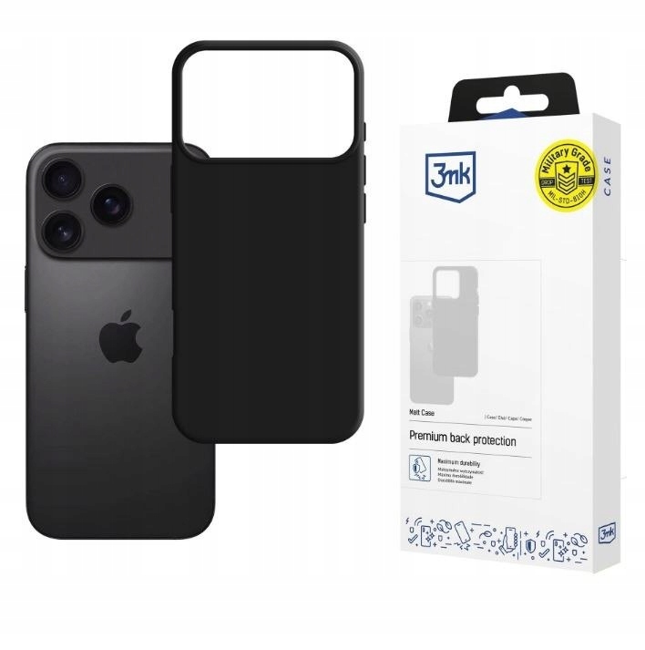 3MK Etui Matt Case do Apple iPhone 17 Pro Max Czarne
