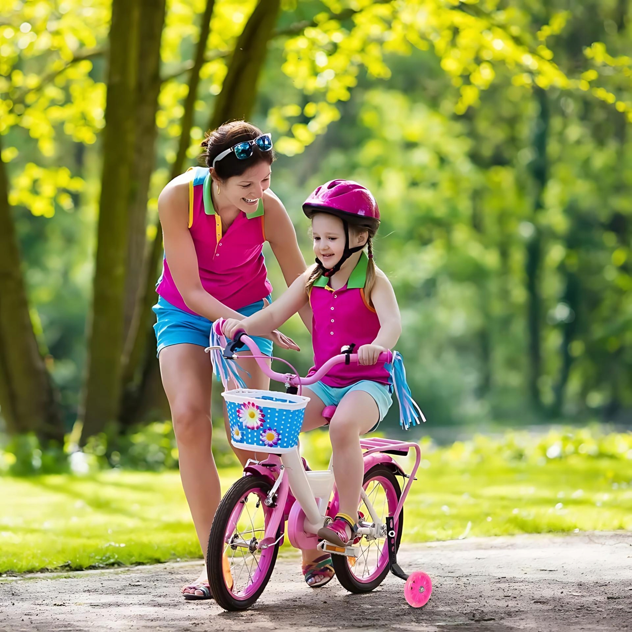 KÓŁKA BOCZNE DO ROWERU DZIECIĘCEGO KOŁA DO ROWERKA ŚWIECĄCE DO NAUKI JAZDY Rozmiar 121620