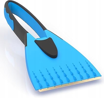Škrabka na ľad Auprotec 2K s mosadznou čepeľou, ergonomická