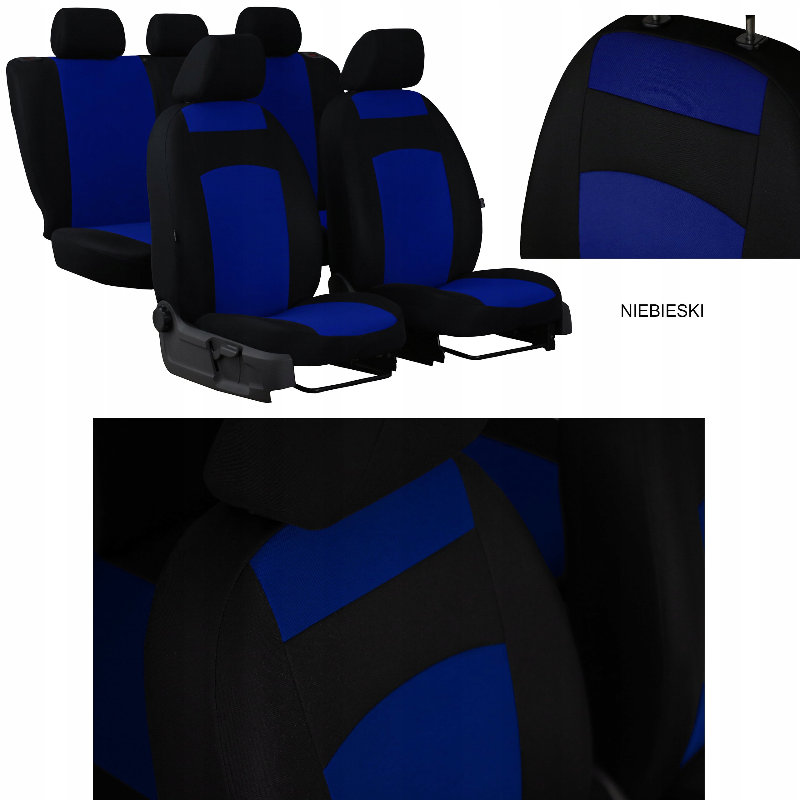 POKROWCE VW GOLF 3 4 5 PASSAT B4 B5 B6B7 LUPO Przeznaczenie komplet siedzeń