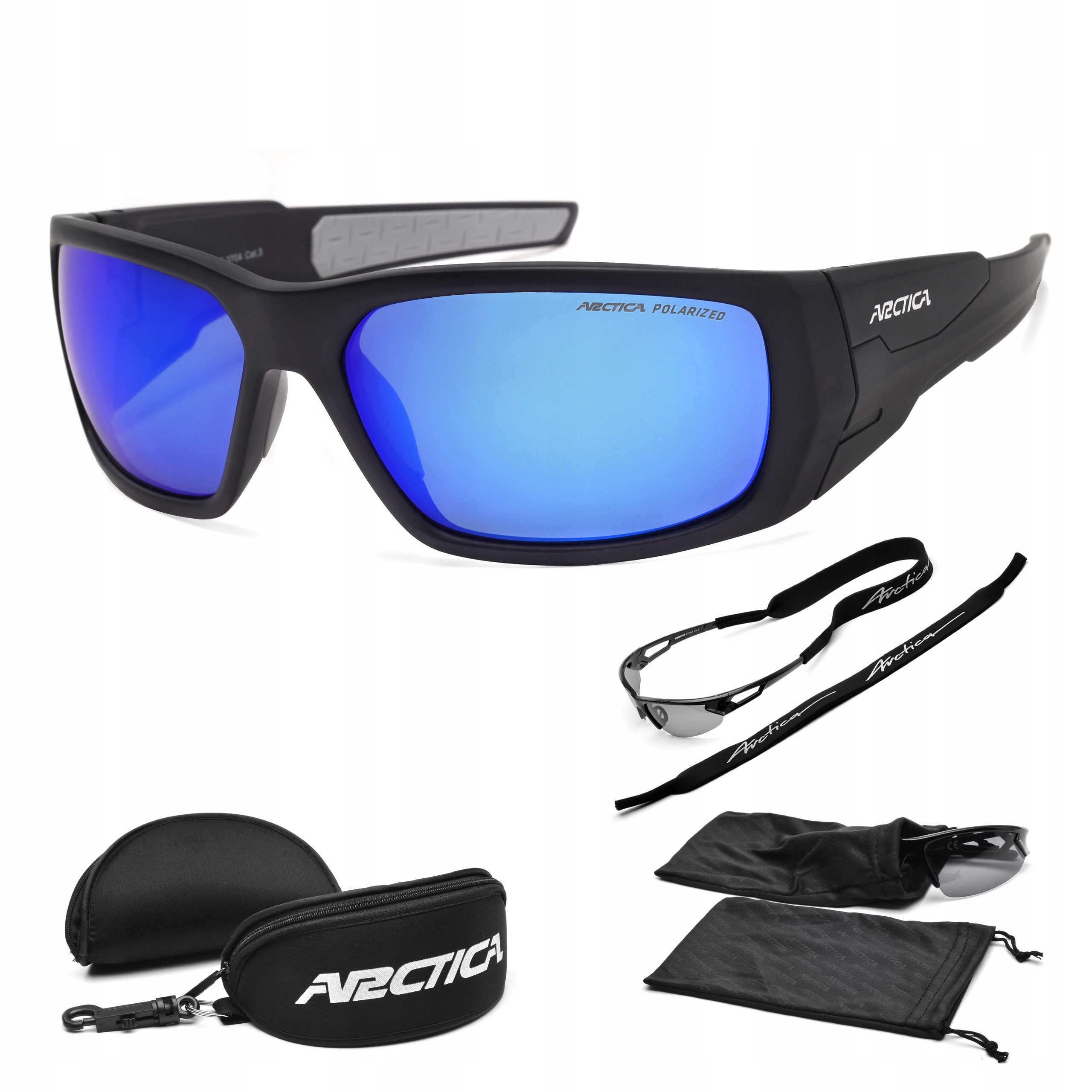 Sportovní Polarizační Brýle Arctica S-370A UV400 Zrcadlové Pro Řidiče