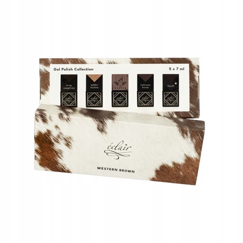 Sada hybridních laků Eclair Western Brown