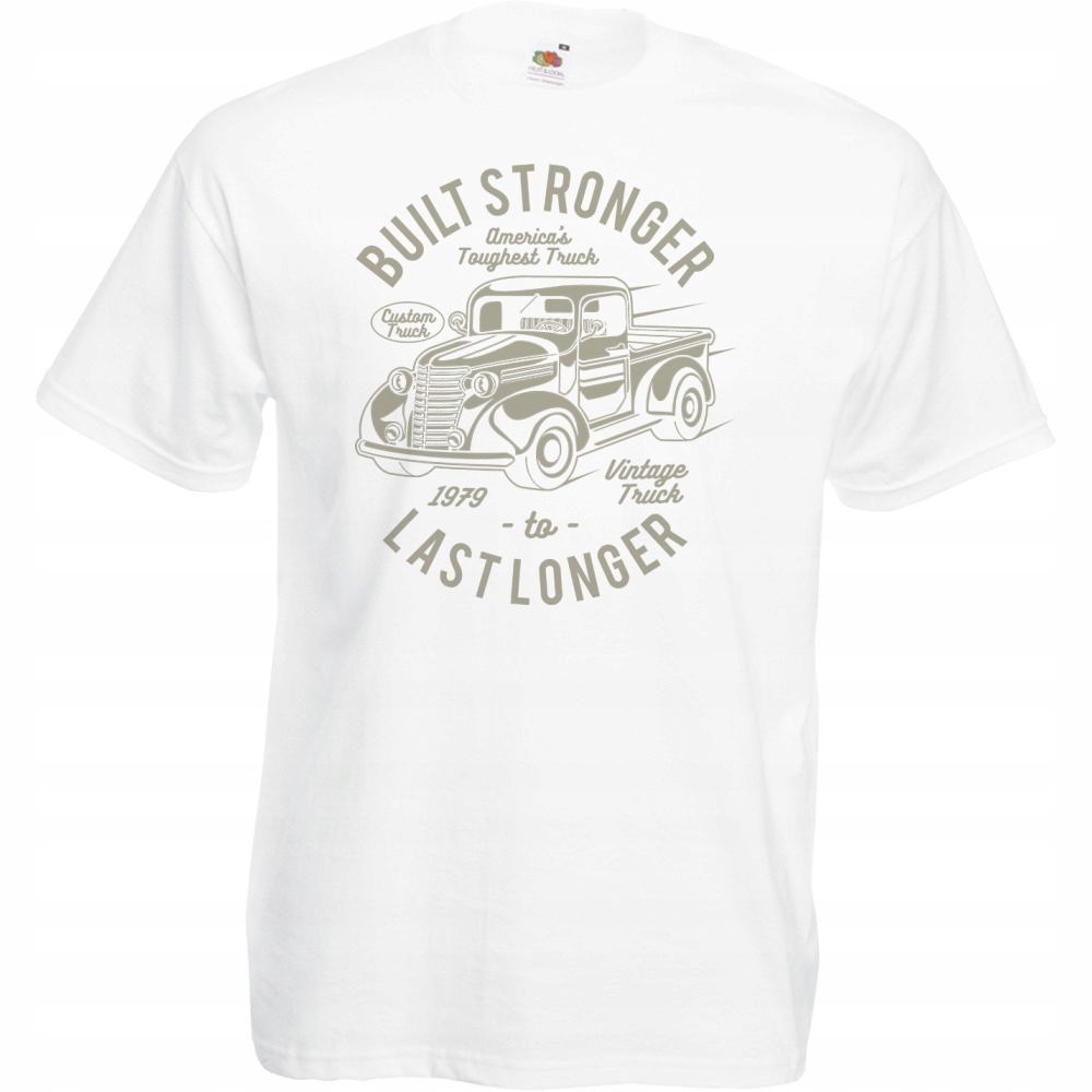 

Koszulka samochód auto oldschool XL biała