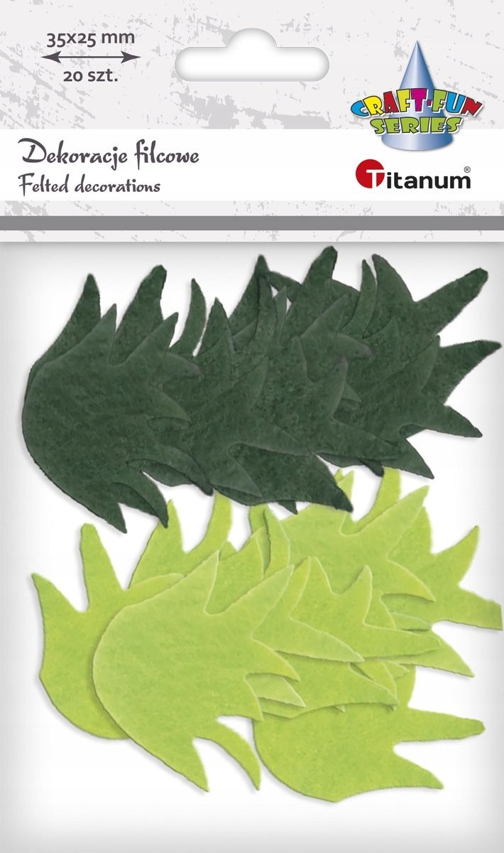 

Dekoracje filcowe Trawa 20 szt Titanum