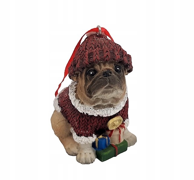 

Śliczny Buldożek W Sweterku I Czapce Zawieszka