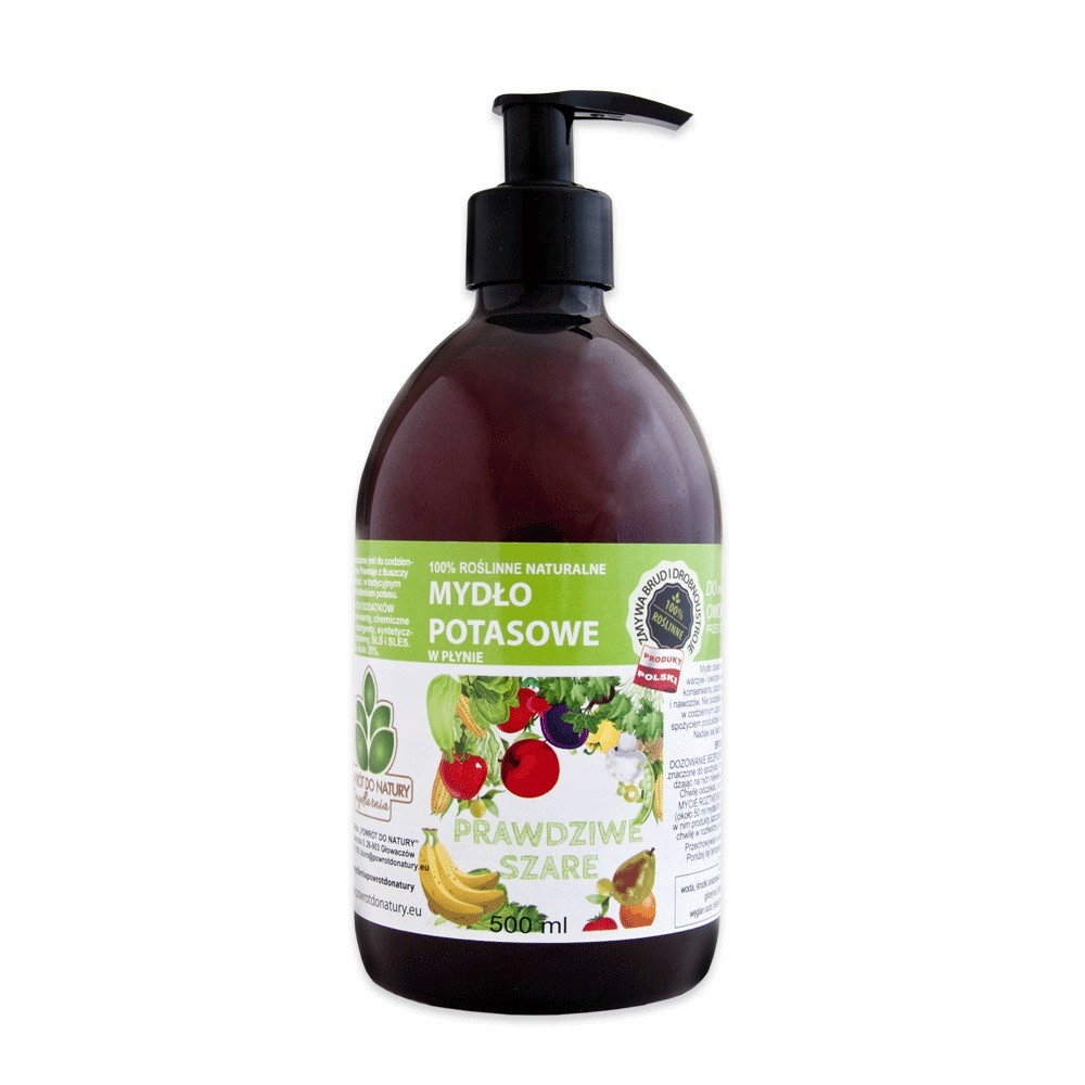 

Naturalne Mydło Potasowe W Płynie, Prawdziwe Szare