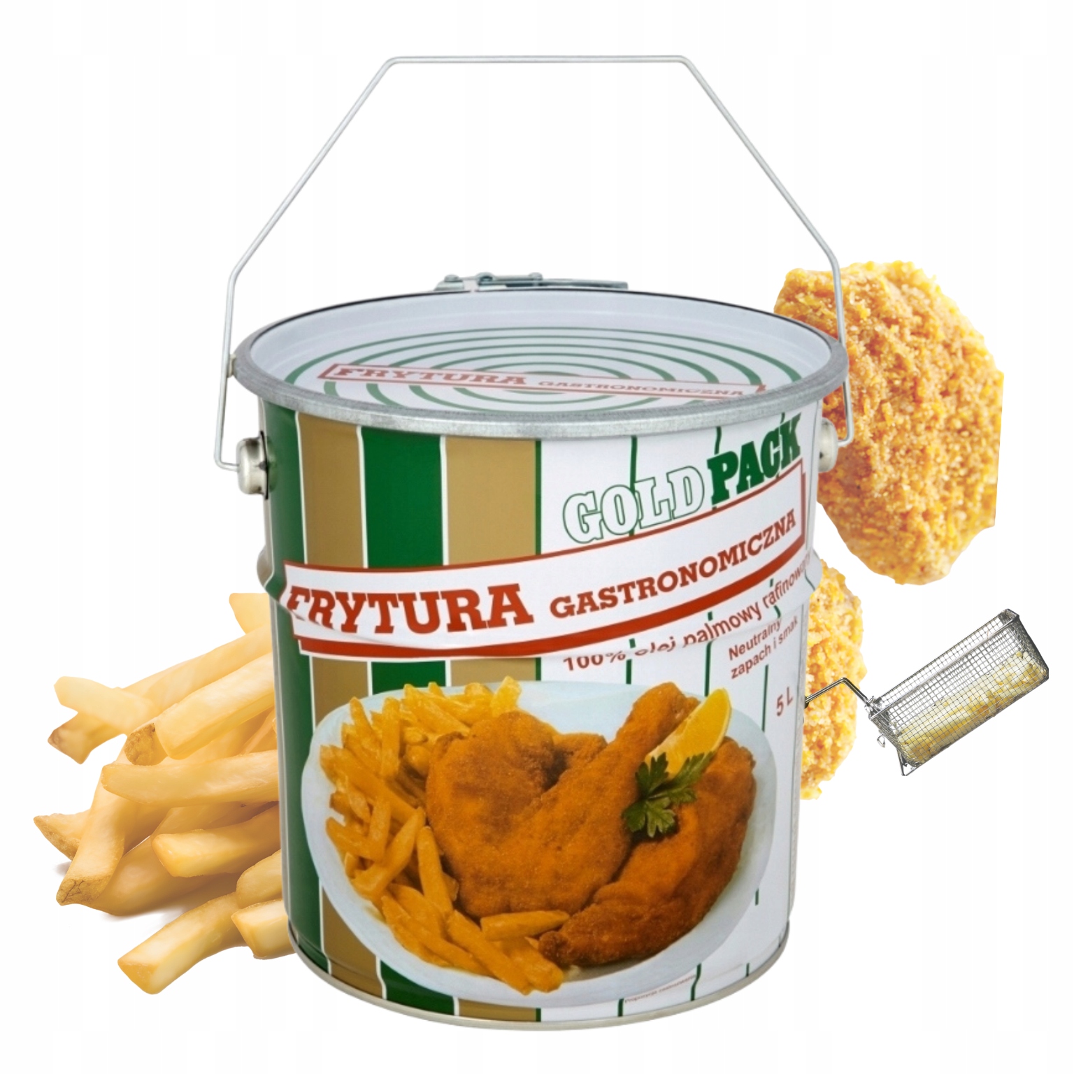 Frytura Gastronomiczna Goldpack Olej Palmowy Idealny Do Smażenia 5L