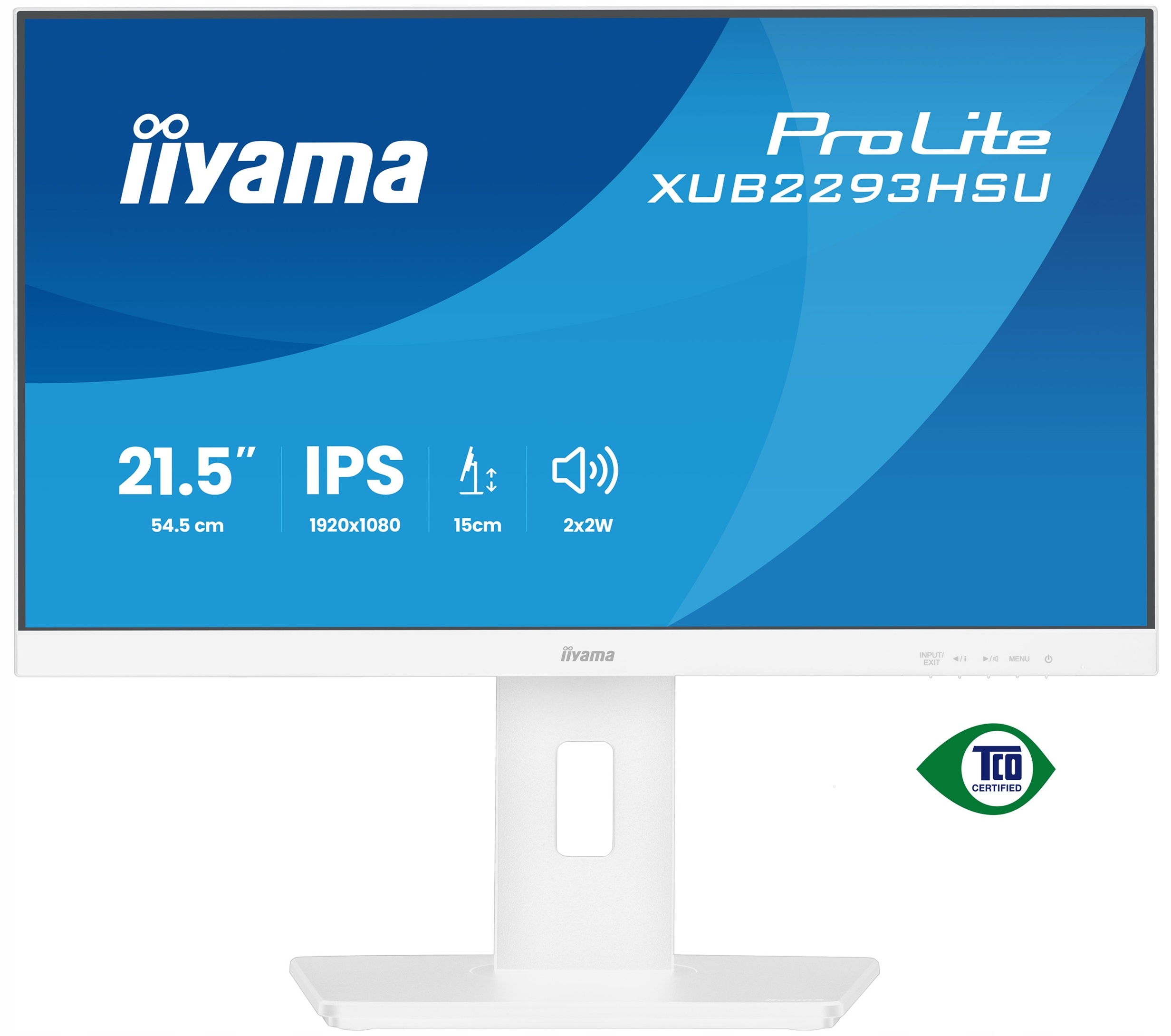 Monitor 22" iiyama ProLite XUB2293HSU-W7 Fhd Ips Led 100Hz 1ms Hdmi Dp