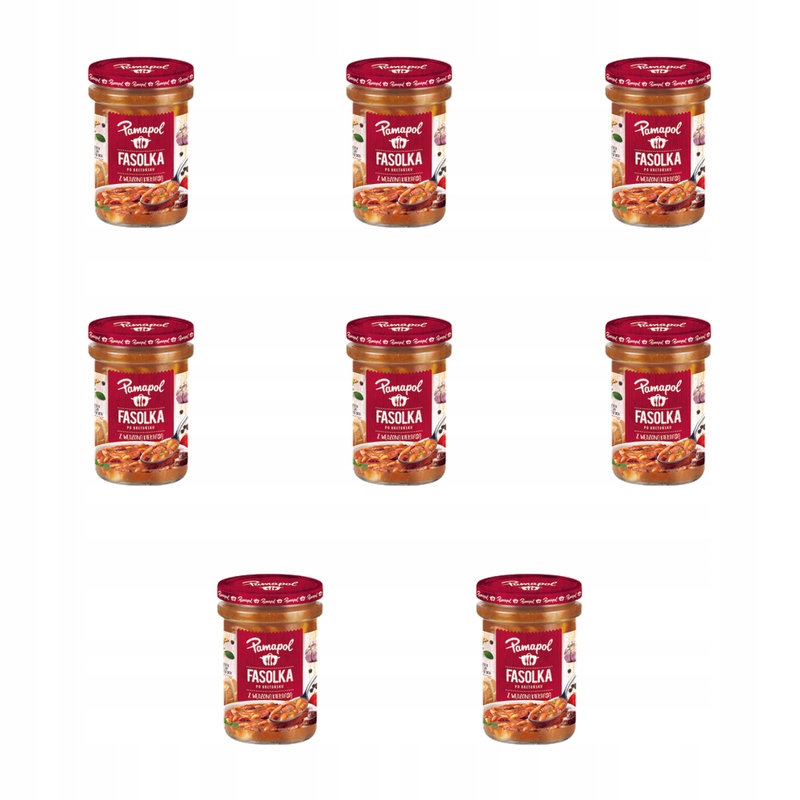 Pamapol – Fazole po bretaňsku s uzenou klobásou 500 g X8